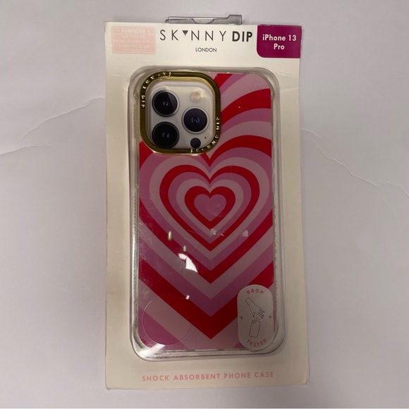 Skinnydip Other - NIB SkinnyDip London Pink Heart iPhone13 Pro Case DropTested Valentine Case